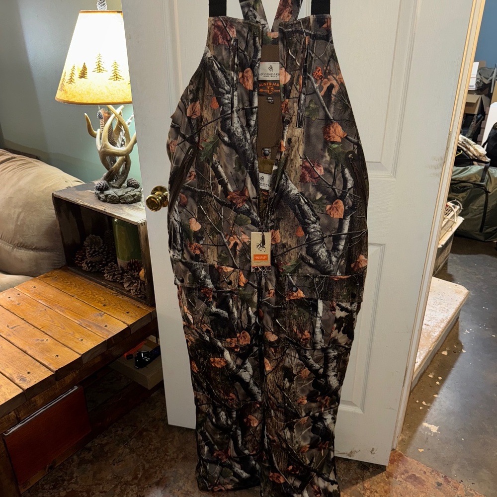 Legendary Whitetail Camo Hunting Bibs